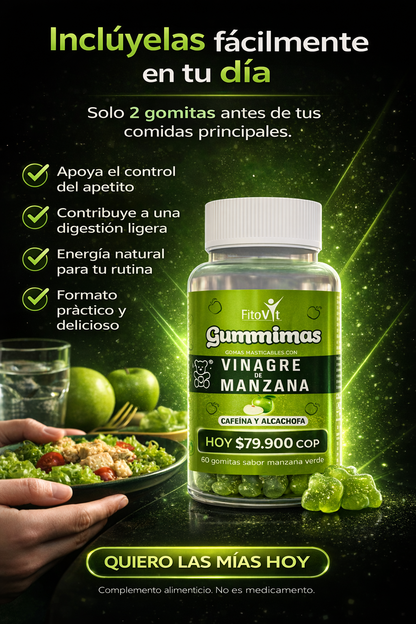 VINAGRE DE MANZANA, GOMA X60 UND